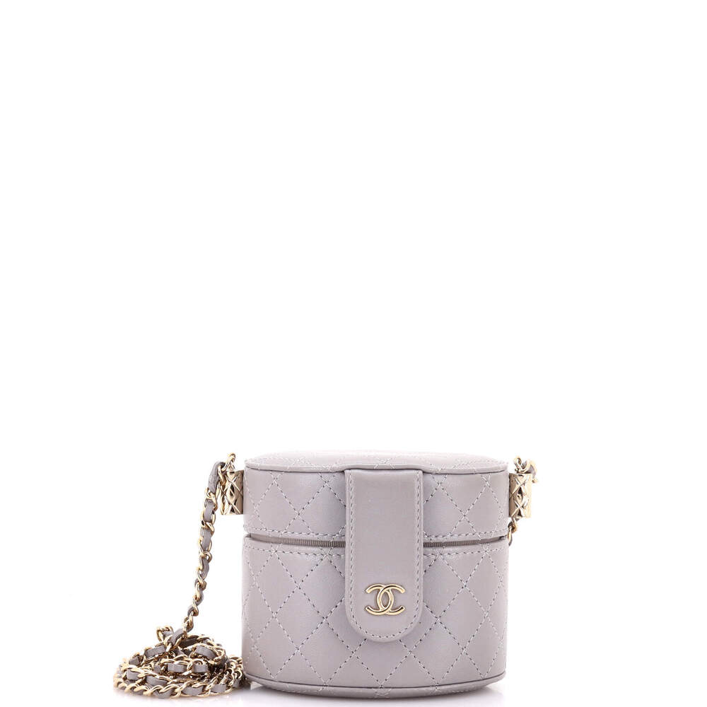 Chanel Mini CC Allure Vanity Case with Chain Quilted Lambskin